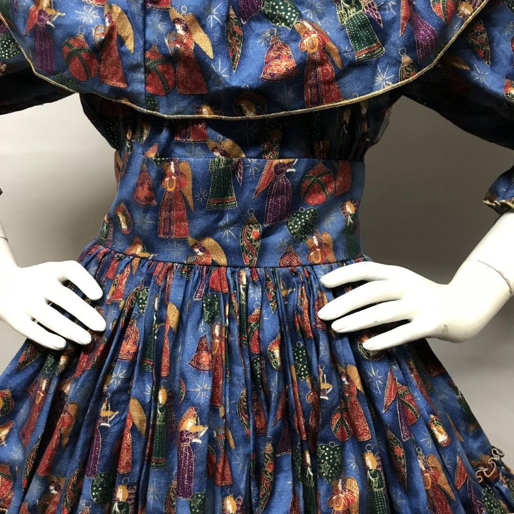VTG Western Square Dance Circle Skirt Dress M 8 - Picture 13 of 14